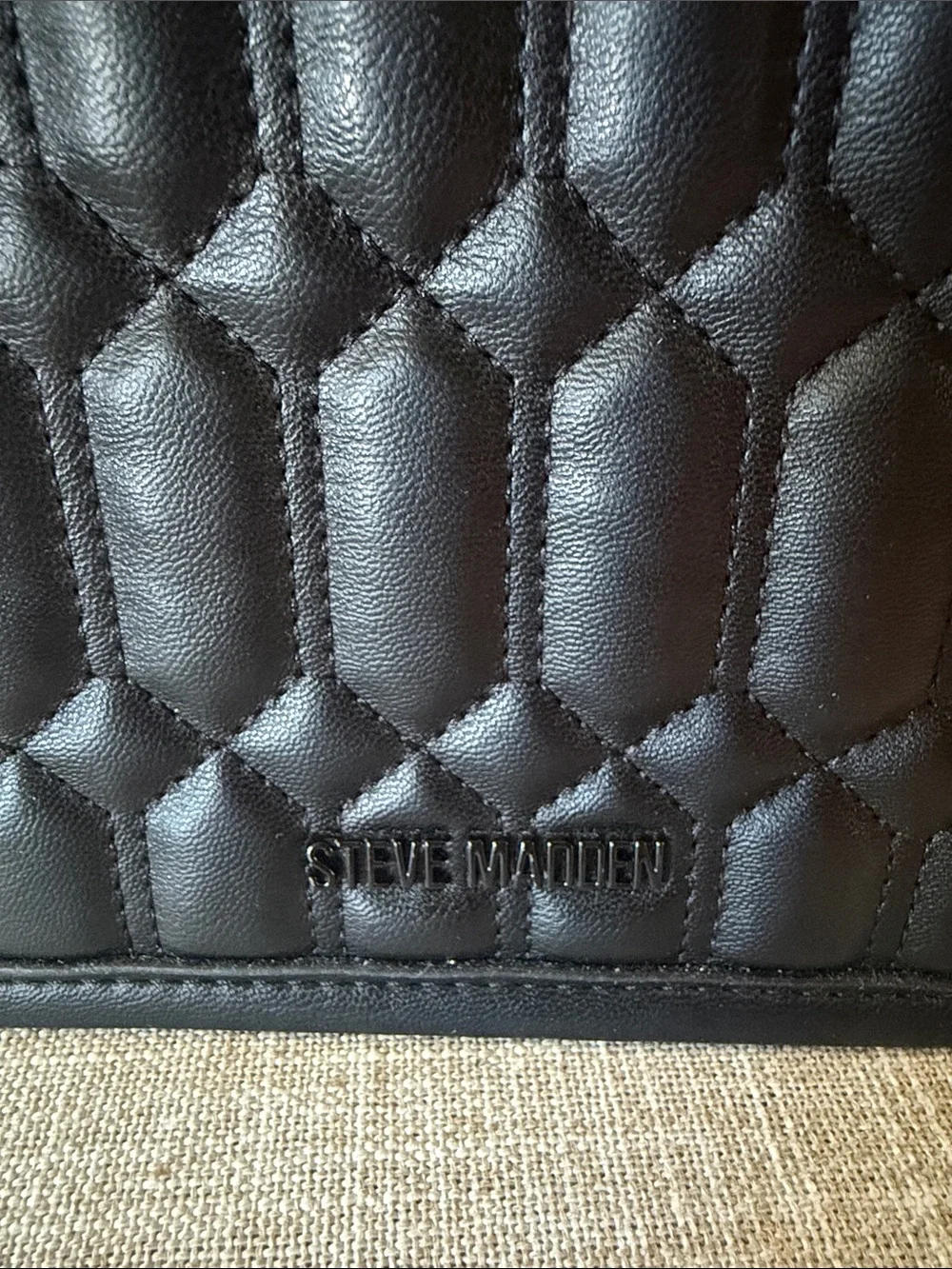 Steve Madden structured quilted